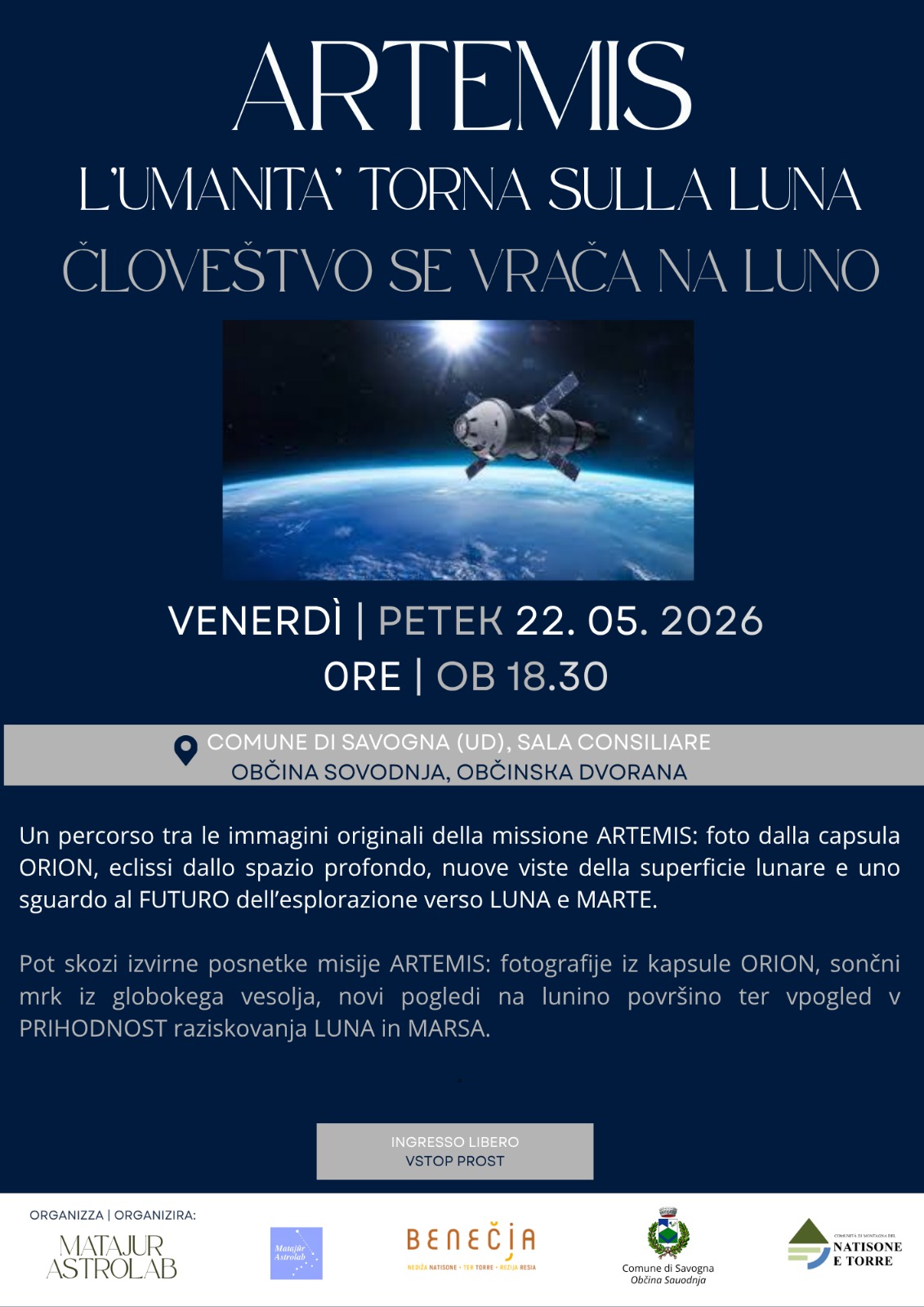 Evento 22 maggio